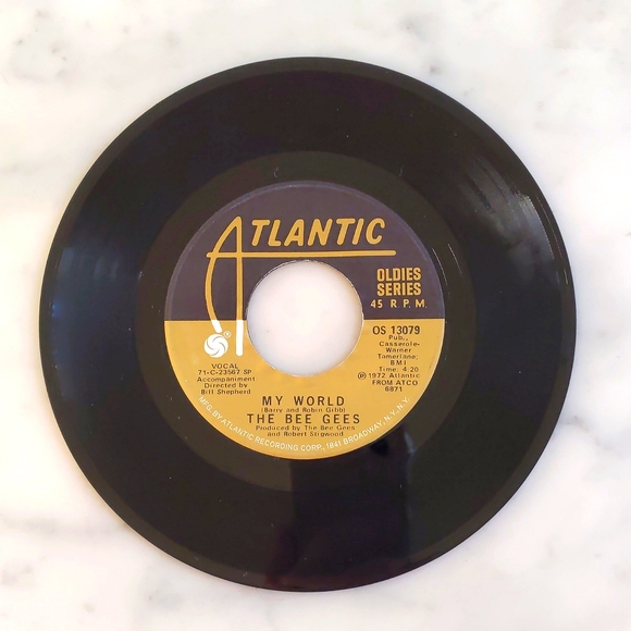 Vintage 1972 THE BEE GEES: My World and New York Mining Disaster 1941. - Picture 2 of 2